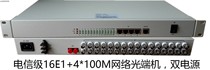 Carrier-grade 16E1 optical transceiver 4 groups of isolated 100M network optical transceivers (Gigabit network PDH optical transceivers)