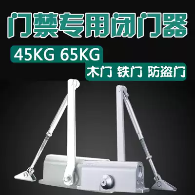 Access control dedicated door wooden doors door closers 45KG 60KG door closer hydraulic buffer