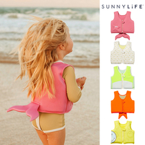Australian sunnylife childrens buoyancy vest male and female baby swimming life jacket professional flotation equipment vest