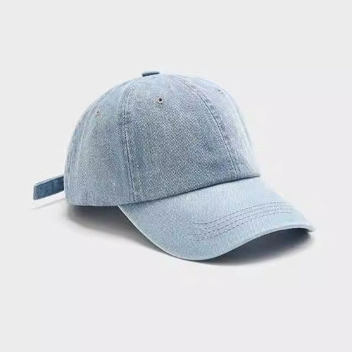 Джинсовая шапка, цветная бейсболка, кепка, в корейском стиле, с вышивкой