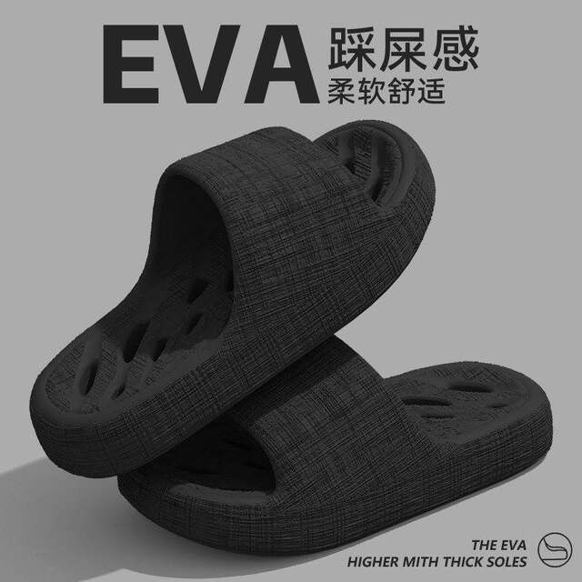Anti-Slip Four-Season Slippers for Men 2026 New Style Indoor Home Bathroom Eva Anti-Odor Outdoor Slippers