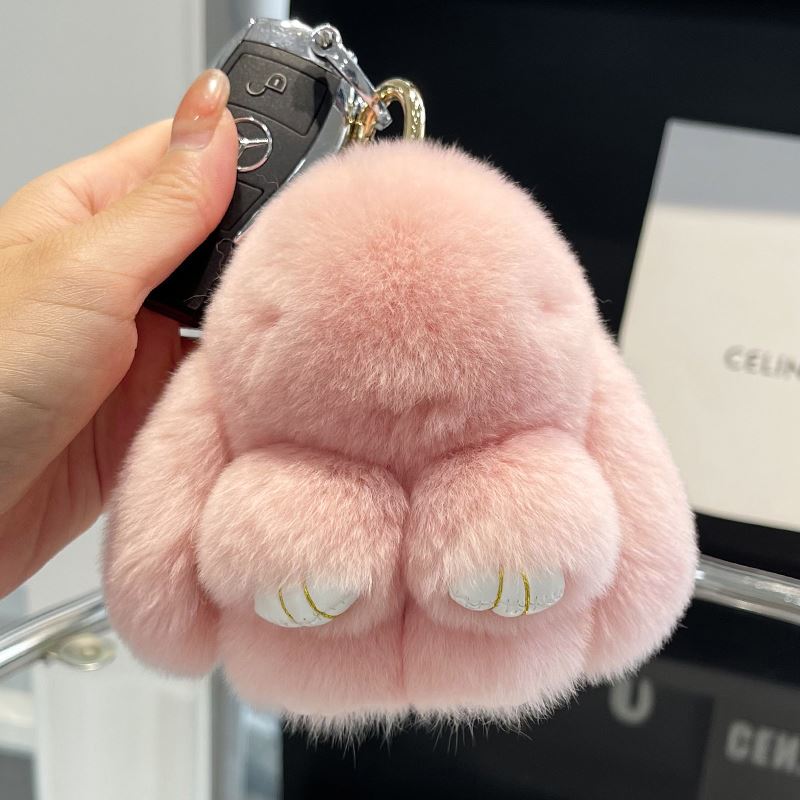 Authentic Cute Rex Rabbit Fur Plush Toy Bunny Car Keychain Pendant Mini Bag Plush Decoration Rabbit Authentic Cute Rex Rabbit Fur Plush Toy Bunny Car Keychain Pendant Mini Bag Plush Decoration Rabbit