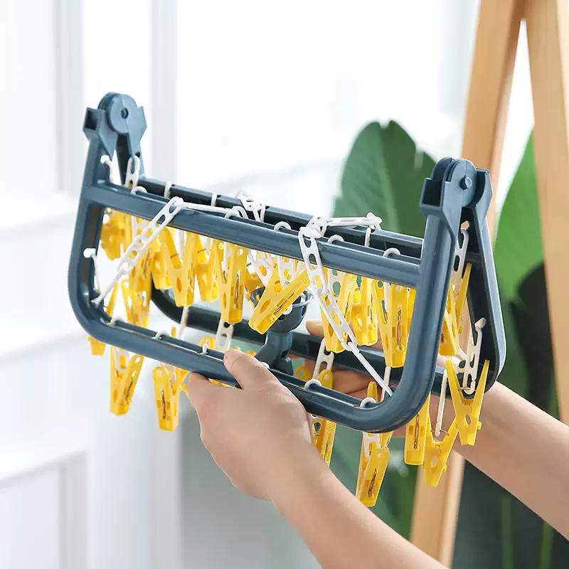 Universal socks, hanger, children's windproof drying rack, underwear