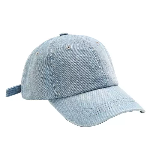 Джинсовая шапка, цветная бейсболка, кепка, в корейском стиле, с вышивкой