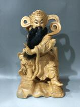 Xuantian Emperor 19 God Gong second degree camphor wood carved statue made of 30 cm