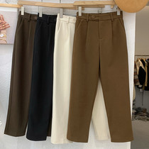 Gross pants Children small sub 2021 Winter new Lean Casual Straight Barrel Grandma Pants Turnip Haryncey Pants