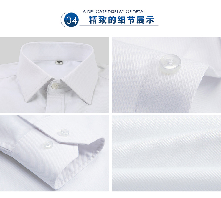 Tự tay dài áo sơ mi nam thêu tùy chỉnh logo kinh doanh dụng cụ overalls thêu tên in áo trắng áo kiểu công sở đẹp