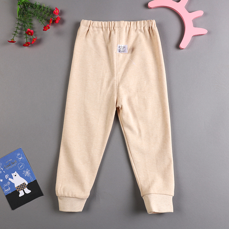 Quần cotton màu cho bé Quần cotton nam và nữ trẻ em quần lót legging mùa xuân và mùa thu nhà ngủ đồ bé trai