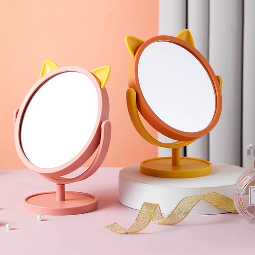 居家家 Сделать -зеркало домохозяйство маленькое настольное подставка -зеркало зеркало Студенческое общежитие общежитие портативное зеркало красоты зеркало