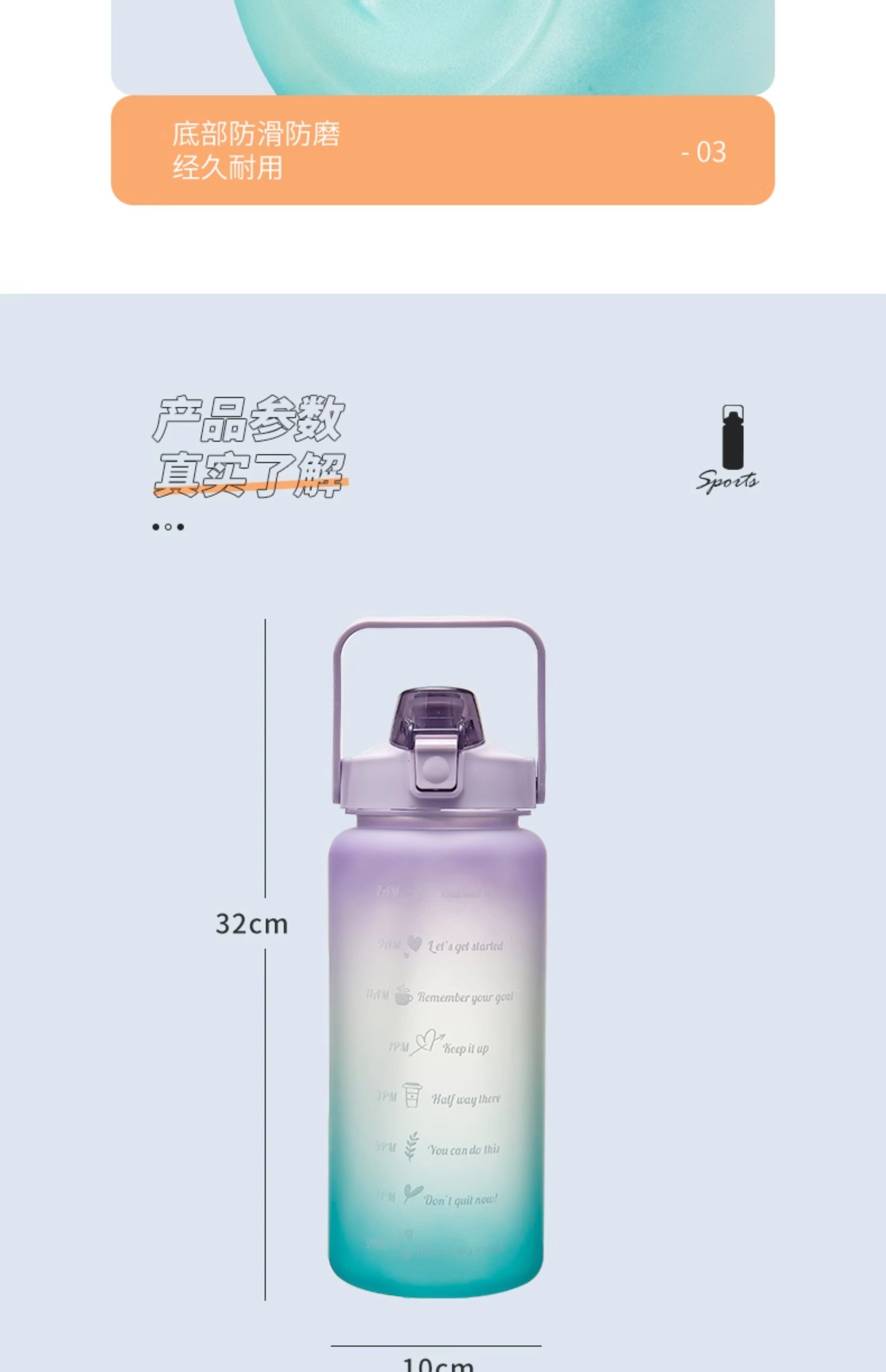 Вместительная и большая высококачественная трубочка со стаканом, летний чайник, популярно в интернете 