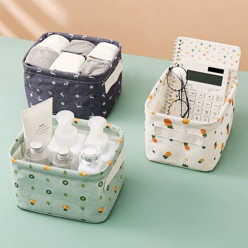 居家家 Настольная ткань, прямоугольная коробка для хранения, водонепроницаемый ящик для хранения, система хранения