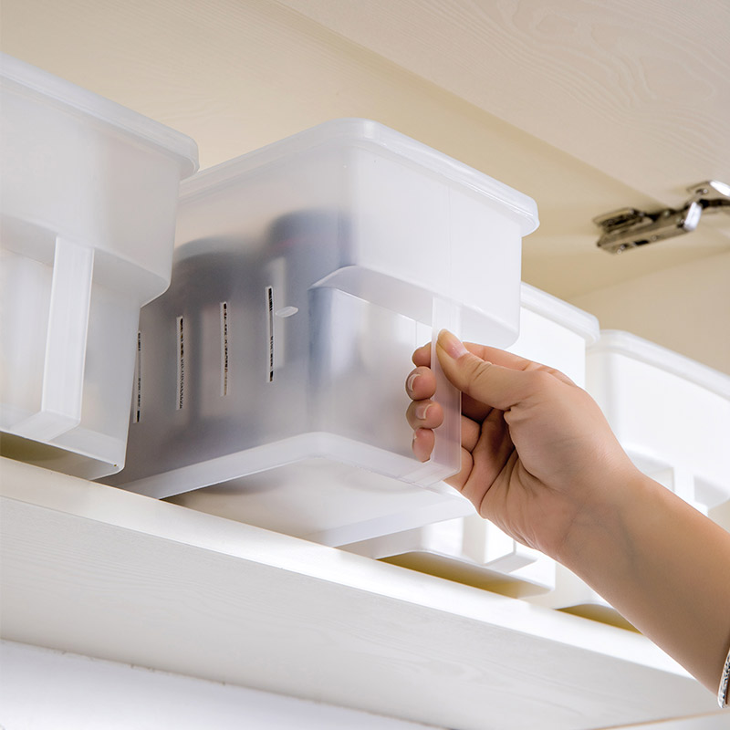 Kitchen containing cartridges Handles Integral Cabinets Plastic Boxes Plastic Boxes compartment Miscellaneous Finishing Boxes Home with lid Refrigerator Refreshing Box