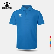 KELME Calme Summer Boy Sports Top Áo sơ mi cộc tay trẻ em thoáng khí Áo sơ mi ngắn tay nhanh khô