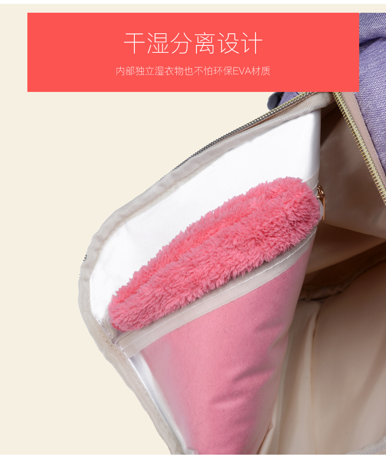 Bebewing Mummy bag đa chức năng công suất lớn Túi Mummy đeo vai ba lô thời trang túi mẹ và gói trẻ em - Túi / túi Baby bo tui xach cho me va be