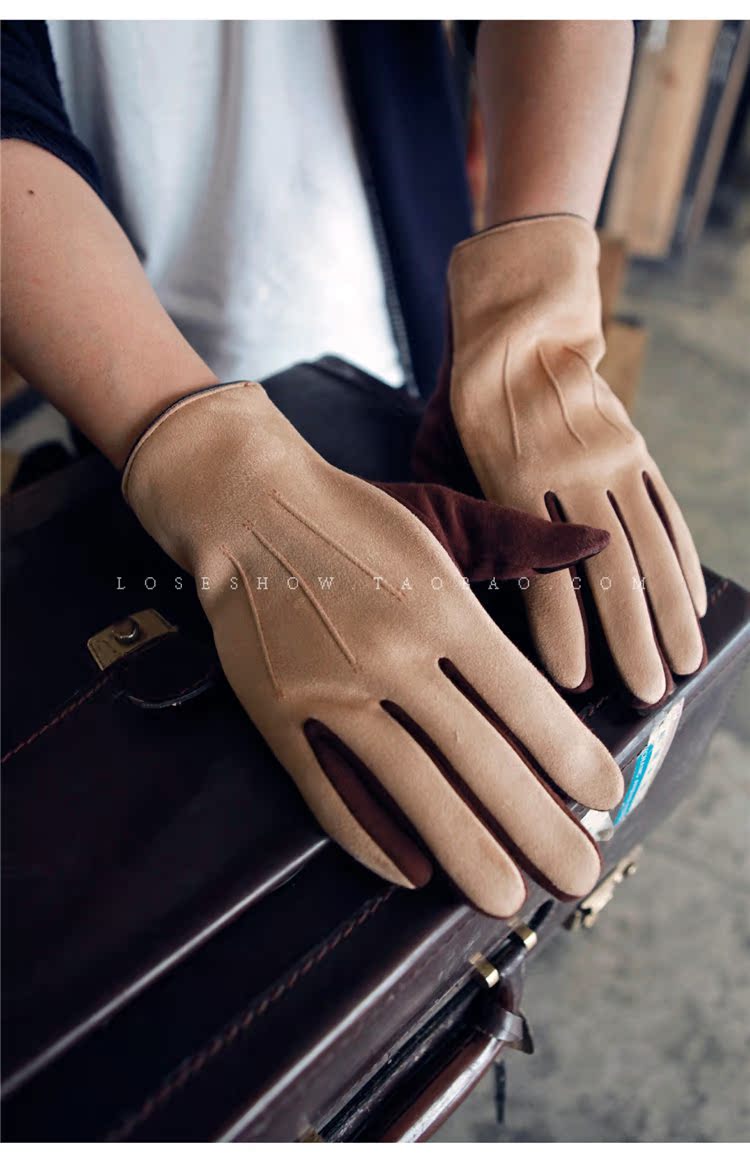 Gants pour homme en velours - Ref 2782581 Image 16