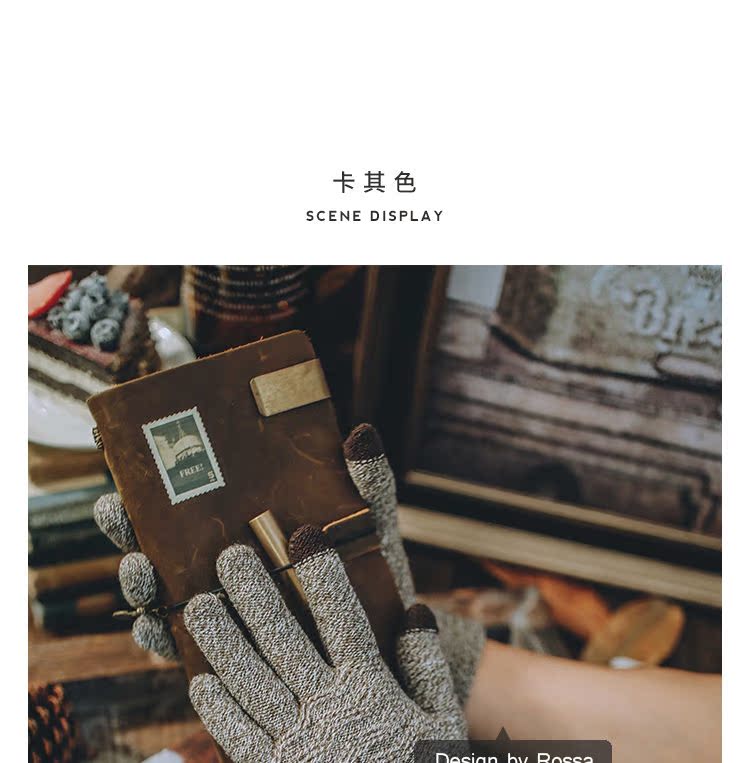 Gants pour homme en de laine - Ref 2782580 Image 12