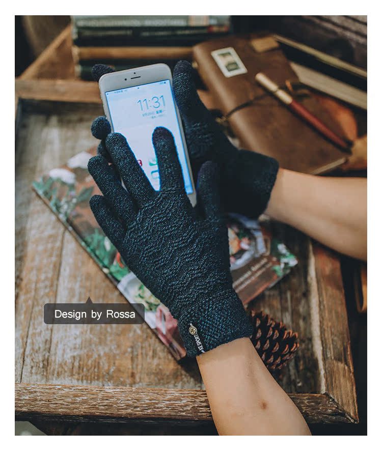 Gants pour homme en de laine - Ref 2782580 Image 23