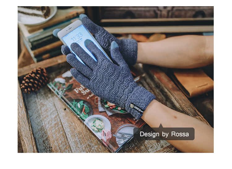 Gants pour homme en de laine - Ref 2782580 Image 17