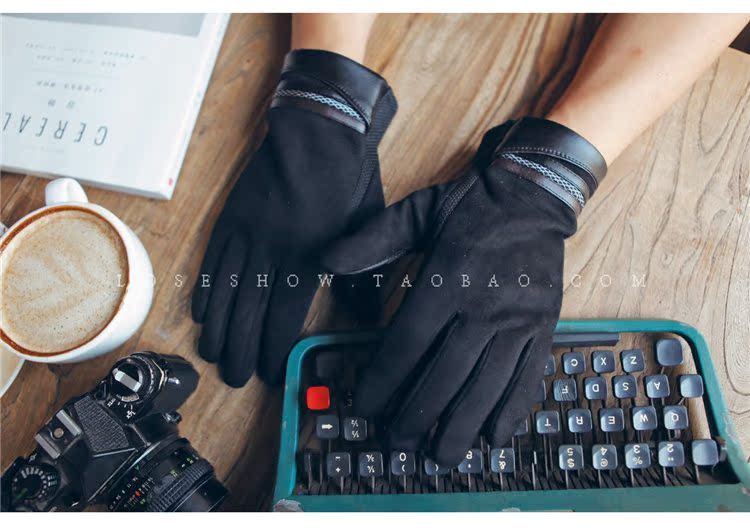 Gants pour homme en velours - Ref 2782571 Image 12