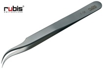 Swiss Rubis tweezers 7-SA Swiss imported elbow tweezers rubis fine elbow tweezers