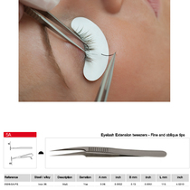 Dumont eyelash grafting tweezers 5A fine eyelash tweezers eyelash planting tweezers Swiss imported tweezers