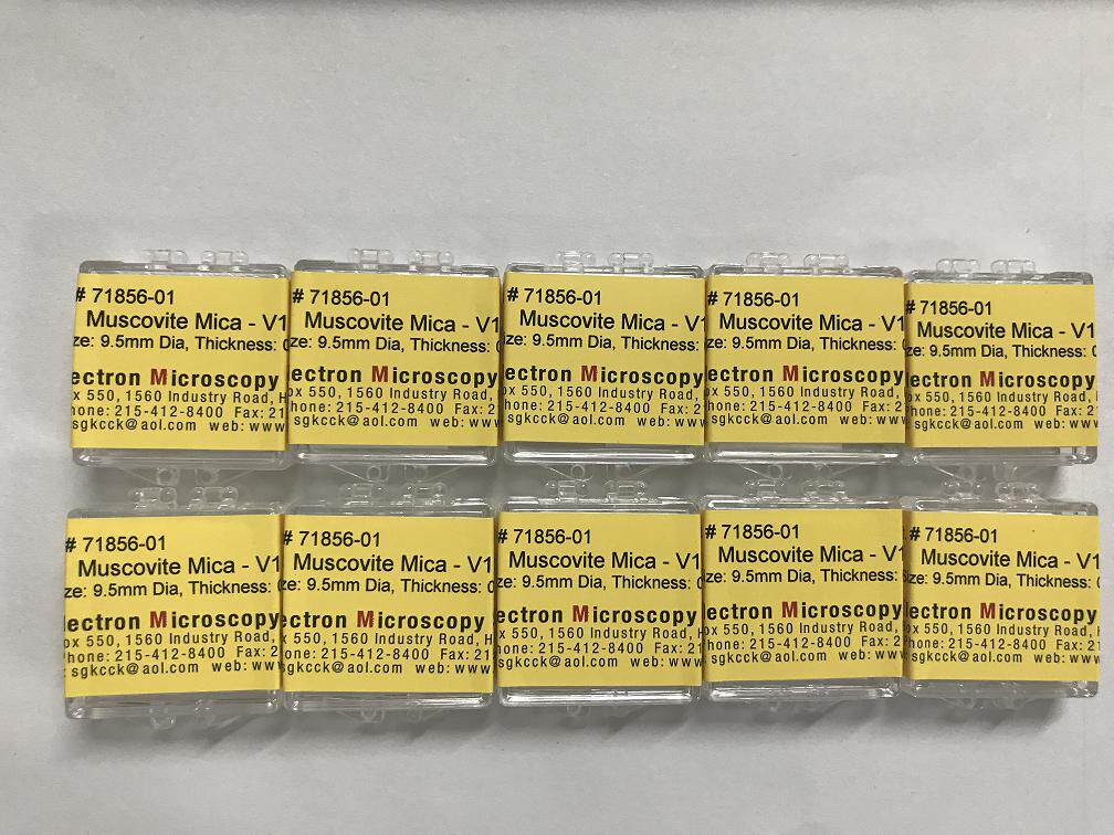 EMS Mica Sheet 71856-01 AFM Atomic Force Microscope mica Sheet Round mica sheet￠9 5mm