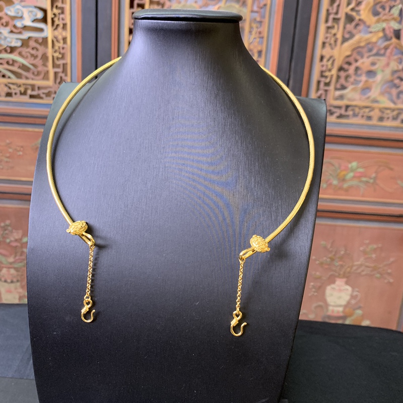 Four Sisters 925 Sterling Silver Tassel Necklace Jewelry Versatile Vintage Chinese Style Silver Gilded Necklace Pendant Set Four Sisters 925 Sterling Silver Tassel Necklace Jewelry Versatile Vintage Chinese Style Silver Gilded Necklace Pendant Set