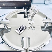 DIY Little Angel Ashtray Stainless Steel Four-Person Eggplant Jar Decorative Ornaments for Clubhouse Eggplant Bar