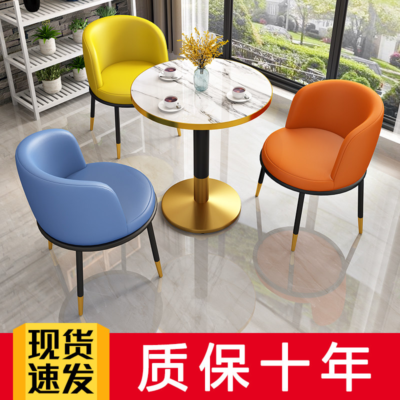 Balcony Tea Table Dining Room Home Small Tea Table Round Tea Table Light Lavish Modern Tea Table Chairs Dual-use Mini