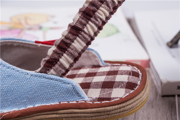 Chaussons enfants en coton pour Toute saison - semelle tendon - Ref 1036357 Image 27