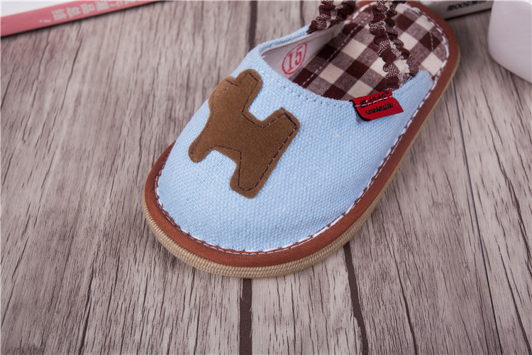Chaussons enfants en coton pour Toute saison - semelle tendon - Ref 1036357 Image 25