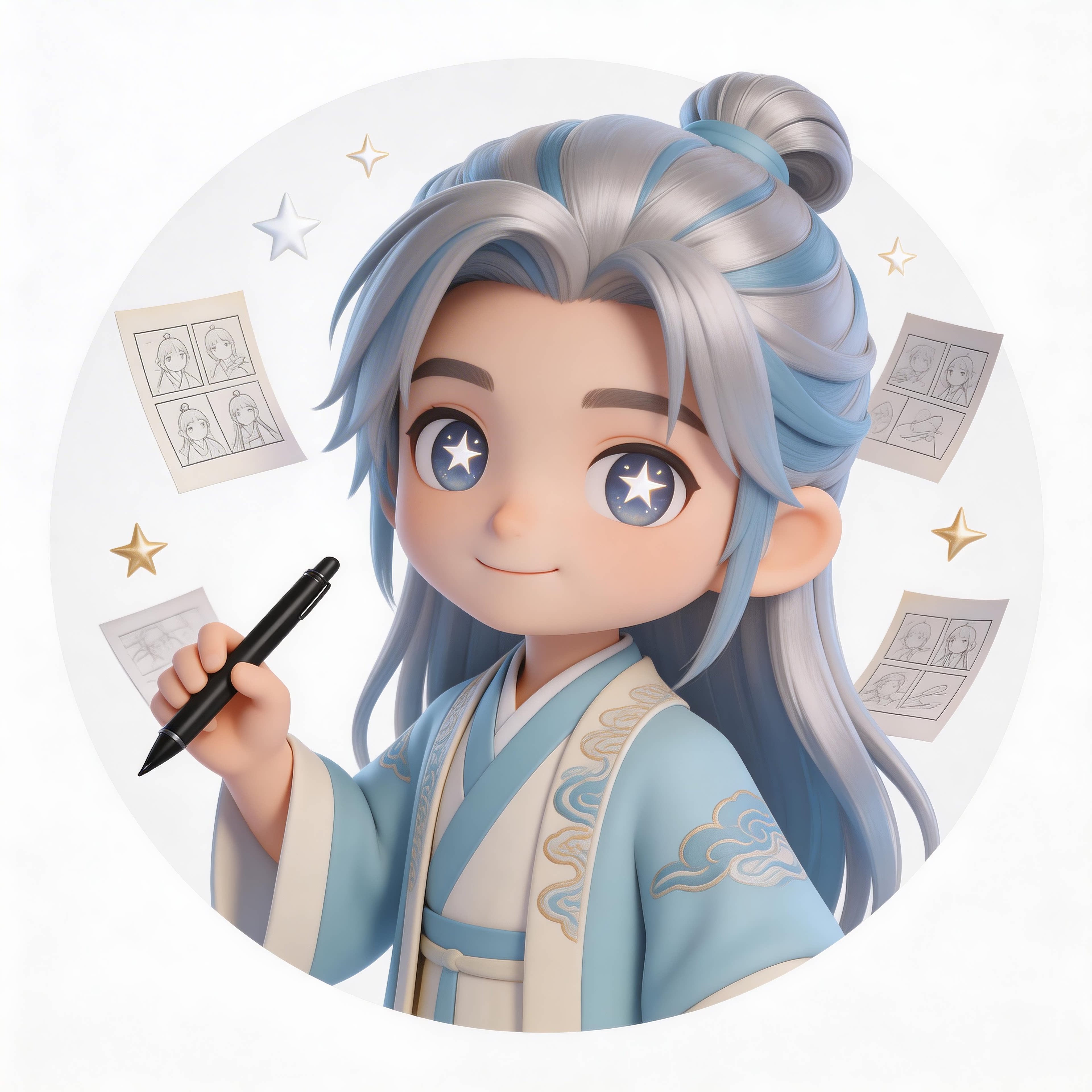 俏公子动漫设计的LOGO