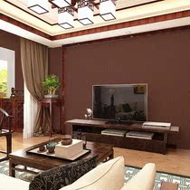 Simple modern embossed wallpaper white light blue dark brown cloth pattern wallpaper living room bedroom TV background wall