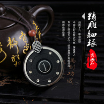 Digital Energy Brand Volcanic Stone Golden Wood Pendant Negative Ion Necklace Personal Lucky Digital Brand Five Lines Numbers 1-9