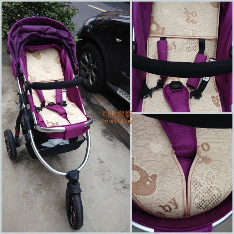 If its mat is suitable for Babyruler high landscape baby trolley child trolley cool mat cushion
