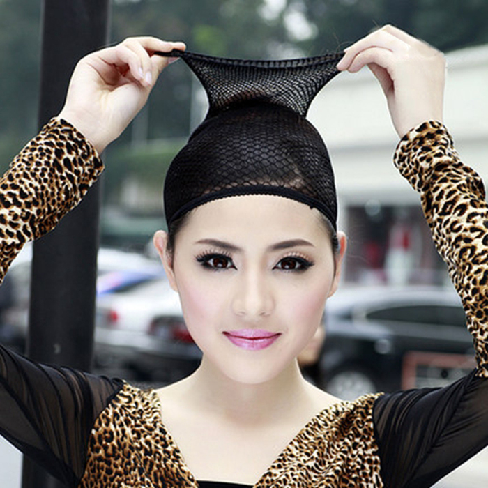 (Buy one get one free) Wig fixed special invisible hair mesh at both ends through high elastic mesh cap mesh cover are all sizes