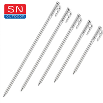 Koeman Stainless Steel Tent Tiancurtain Camp Universal Fixed Rod Nail Material Stainless Steel 420 forged to strength