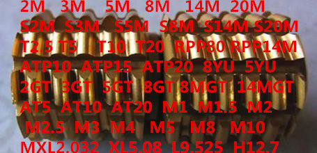 Synchronous with wheel roller T2 5 T5 T10 AT5 AT10 AT20S8MLHXL