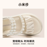 小米步 Летние сандалии, мягкая обувь для принцессы, мягкая подошва, подходит для подростков