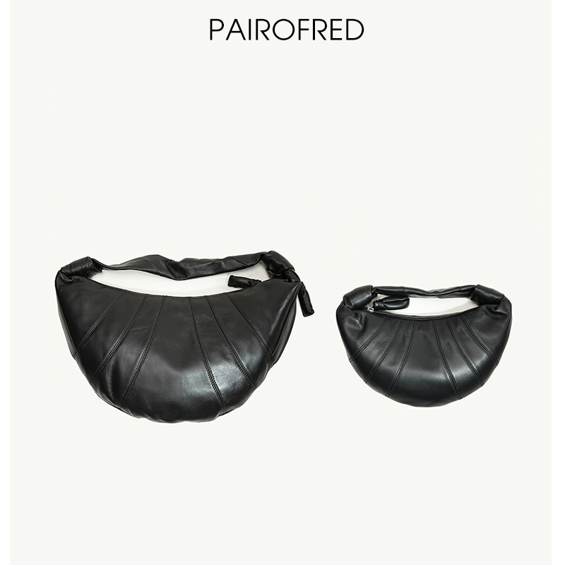 European and American 2026 New Women's Bags, Shoulder Underarm Bag, Dumpling Bag, Croissant Bag, Women's Sheepskin Retro Handbag, Croissant Bag