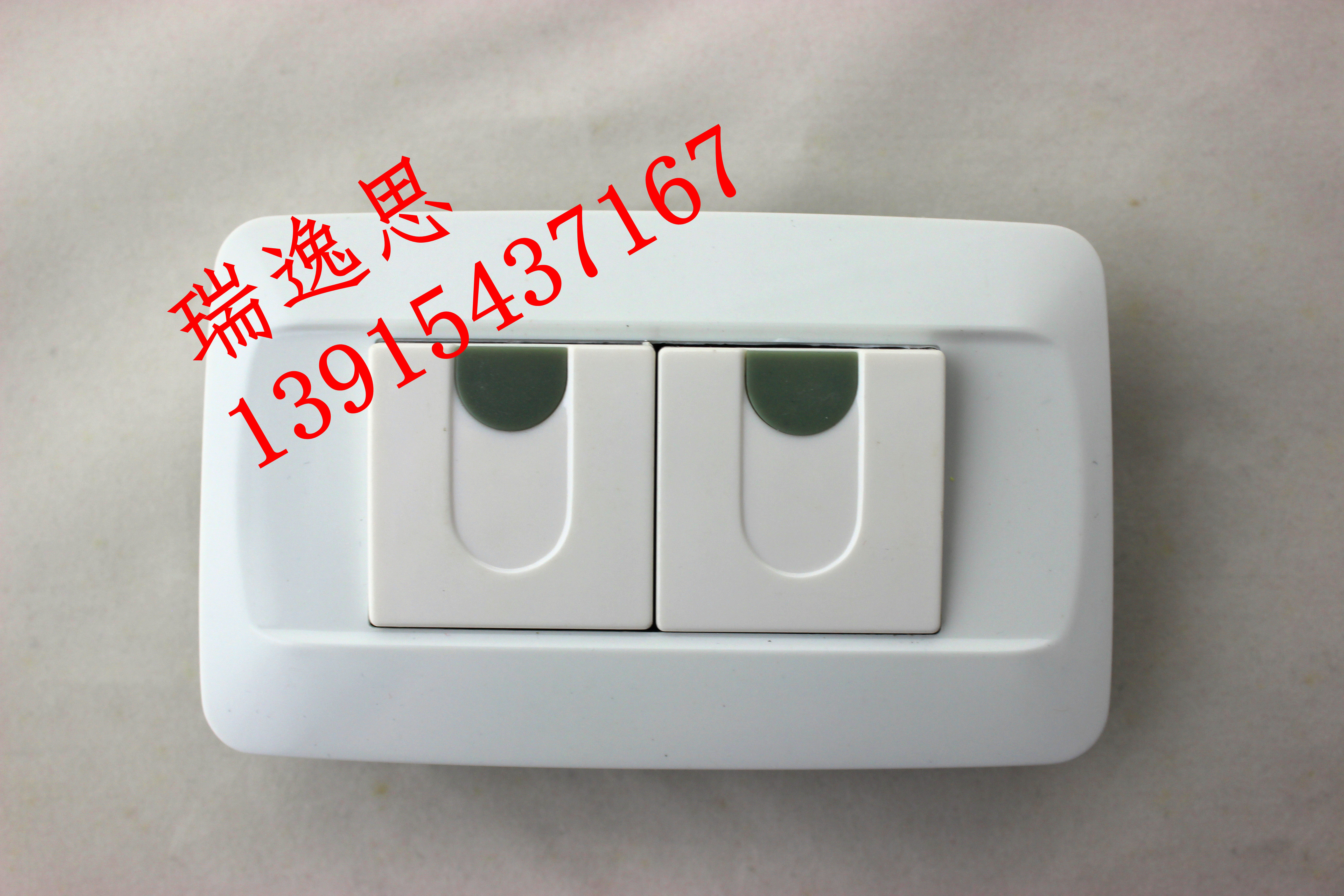 Manufacturer Direct Selling Assembly Line 118 Wide Type 10A250V Two Open Single Control Panel Switch Socket