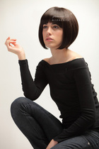 Shanghai wig store lady wig set physical store monopoly short hair realistic wig BOB Head