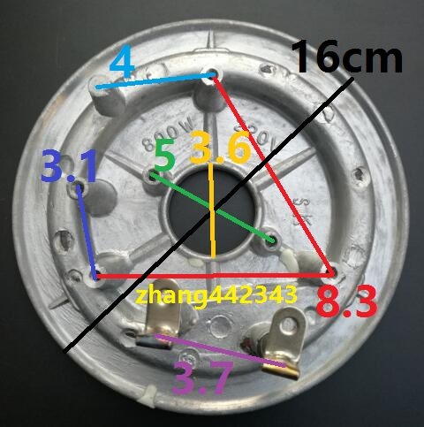 Half-sided day Little duck Zhigao Oakes New Flying Lebon Electronic pressure cooker electric pressure cooker heating disc heating disc 800W