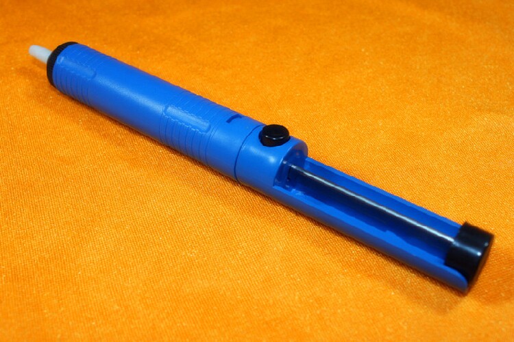 Strong suction tin machine high temperature resistant suction nozzle full plastic manual suction tin suction tin pump DIY electronic special tool