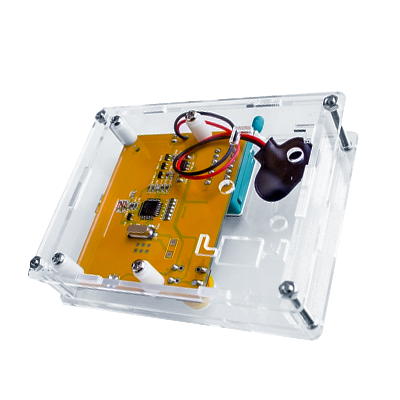 Transistor Tester LCR-T4 Graphical PCB acrylic housing ESR Transistor Tester