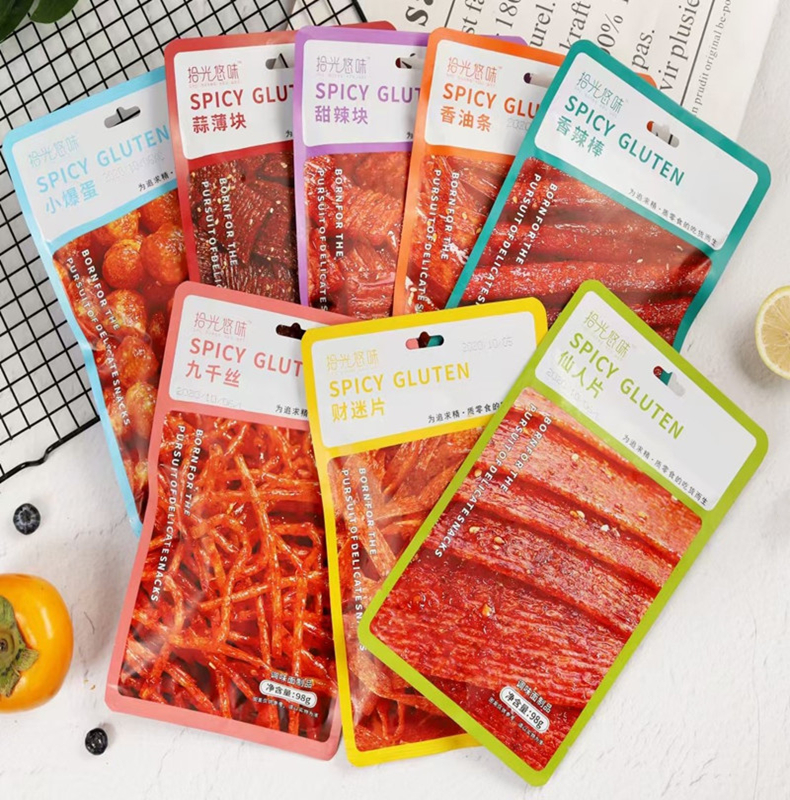 Shiguang Youwei Net Red Spicy Strips Nine Thousand Wires Super Spicy Strips Spicy Sticks Sweet and Spicy Blocks Spicy Chips Xinjiang Snack Shop