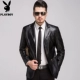 Playboy nam mùa thu đông mới áo khoác kinh doanh phù hợp với áo khoác da trẻ trung và đẹp trai ve áo đẹp trai măng tô nam