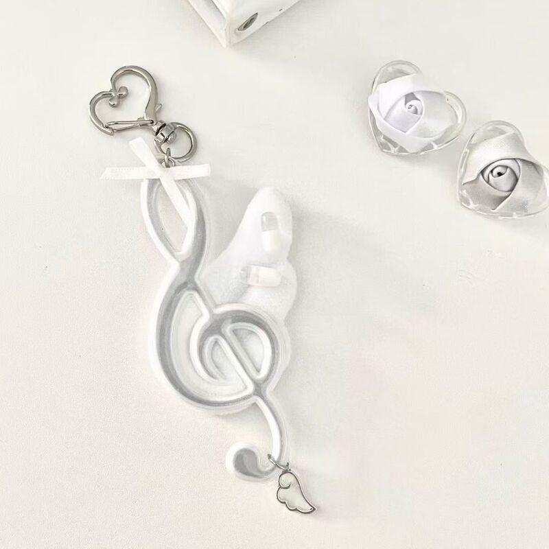 【White Angel】 ins Handmade Beaded Cute Bag Keychain Pendant Wing Ornament Girly Style 【White Angel】 ins Handmade Beaded Cute Bag Keychain Pendant Wing Ornament Girly Style