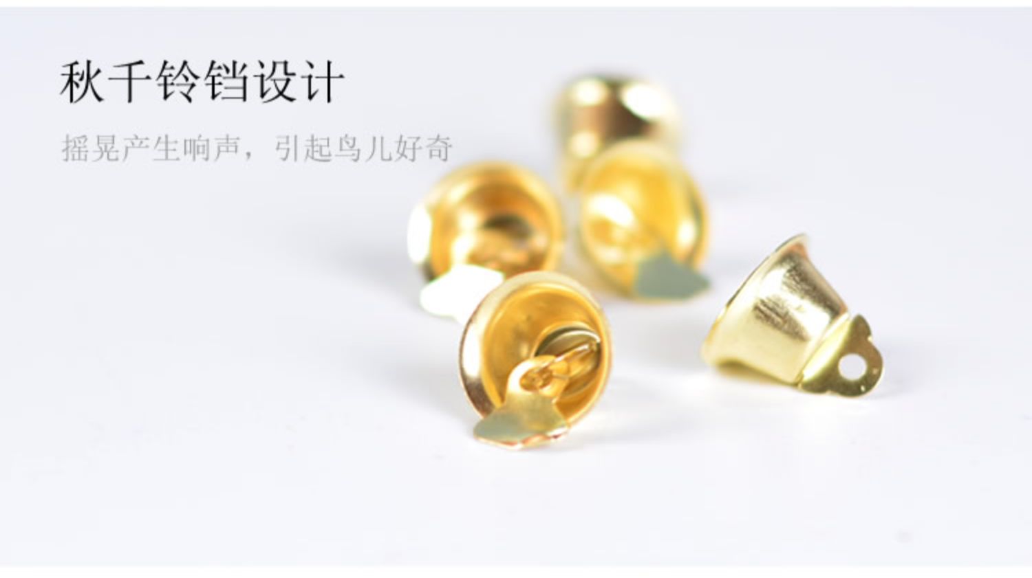 Vẹt đồ chơi cung cấp đồ dùng câu đố chuông màu treo cầu đu da hổ Xuanfeng starling trạm đứng gỗ rắn - Chim & Chăm sóc chim Supplies lồng chim đẹp