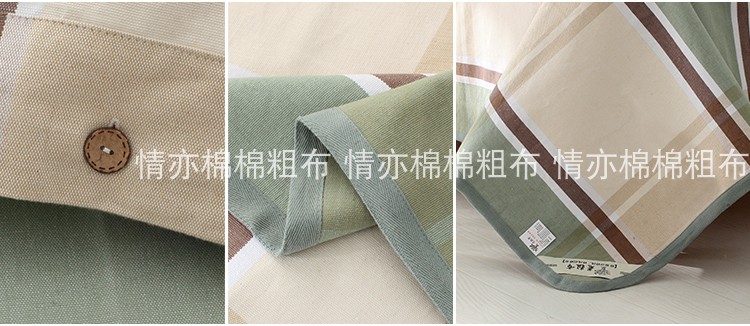 Tốt cotton handmade cũ vải thô chải kỹ cotton gạc mat không có khả năng bóng không phai 2018 new